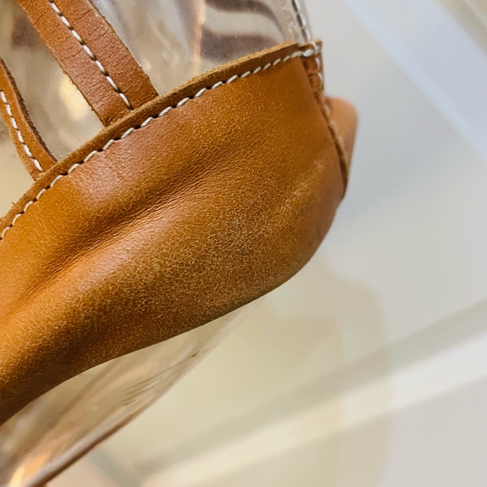 LONGCHAMP LEATHER PVC HUGE BUCKET BAG - Picture 9 of 16